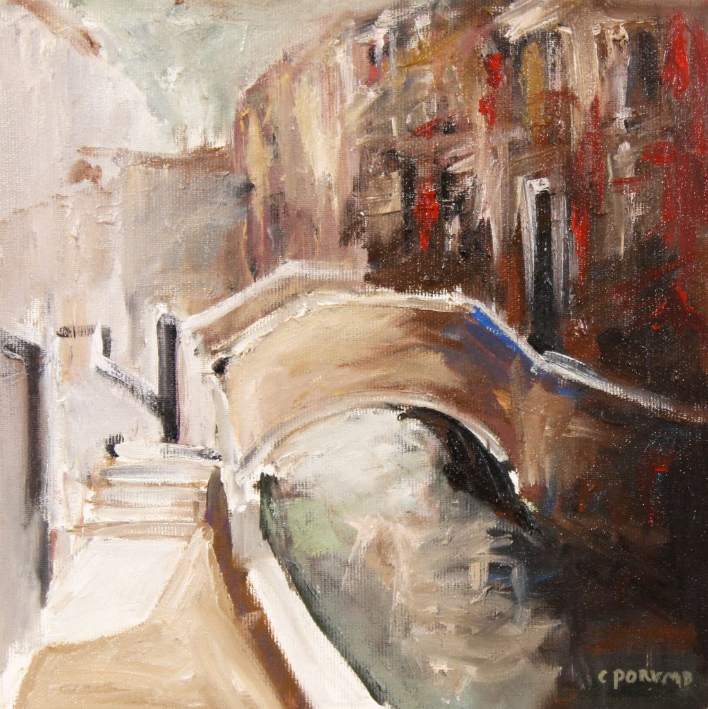 Peisaj venețian 5 – pictură în ulei, artist Cristian Porumb – Cristian Porumb – O Galerie de Artă