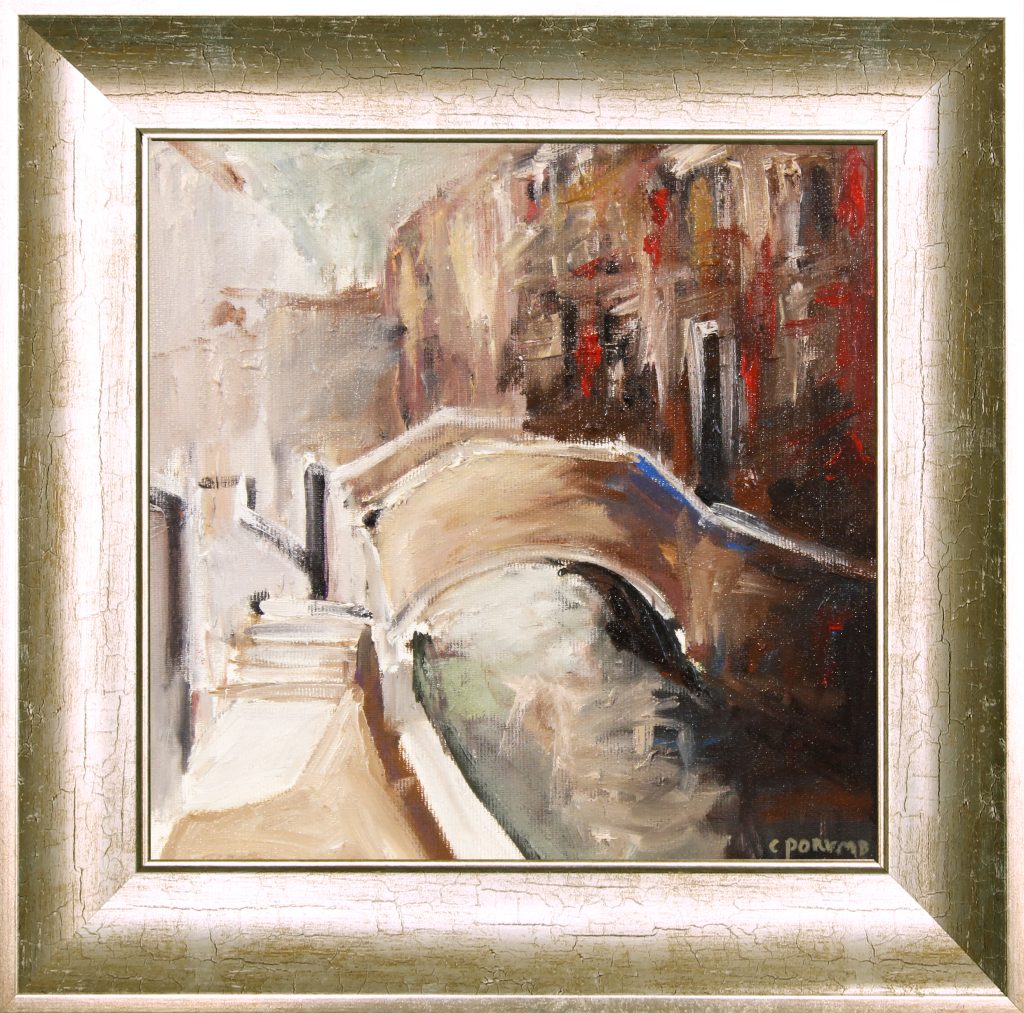 Peisaj venețian 5 – pictură în ulei, artist Cristian Porumb – Cristian Porumb – O Galerie de Artă