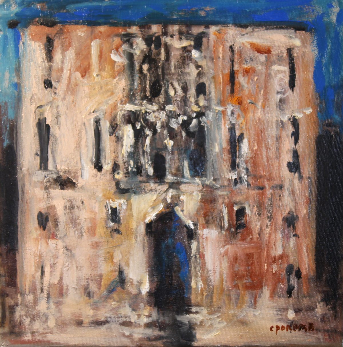 Peisaj venețian 8 – pictură în ulei, artist Cristian Porumb – Cristian Porumb – O Galerie de Artă