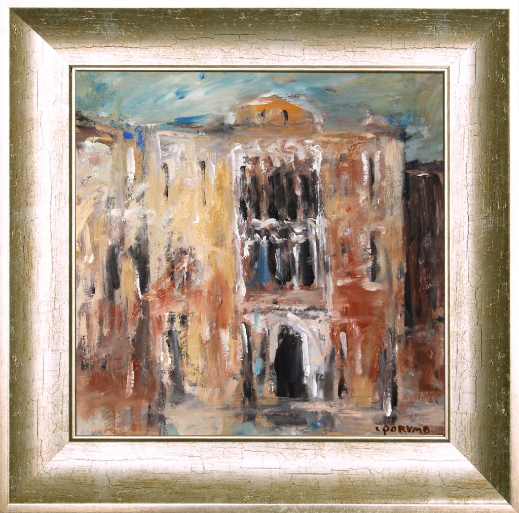 Peisaj venețian 9 – pictură în ulei, artist Cristian Porumb – Cristian Porumb – O Galerie de Artă