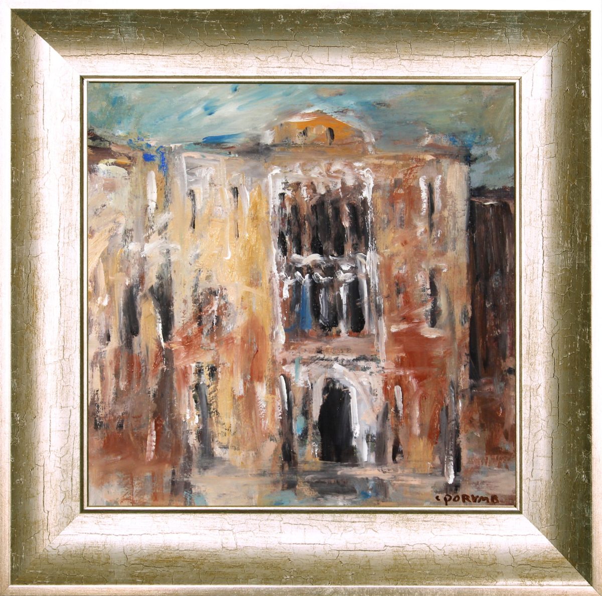 Peisaj venețian 9 – pictură în ulei, artist Cristian Porumb – Cristian Porumb – O Galerie de Artă