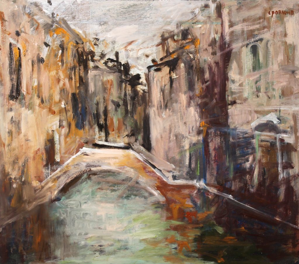 Peisaj venețian 17 – pictură în ulei, artist Cristian Porumb – Cristian Porumb – O Galerie de Artă