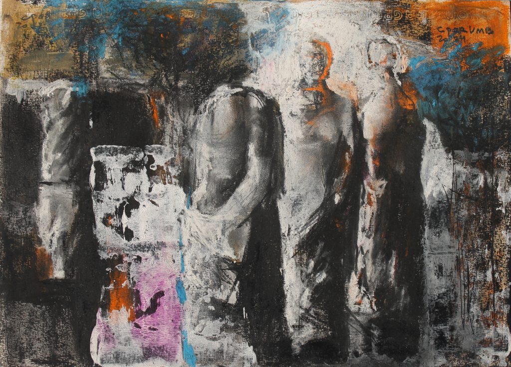 Povestiri despre bravul Ulise 2 – tehnică mixtă, artist Cristian Porumb – Cristian Porumb – O Galerie de Artă