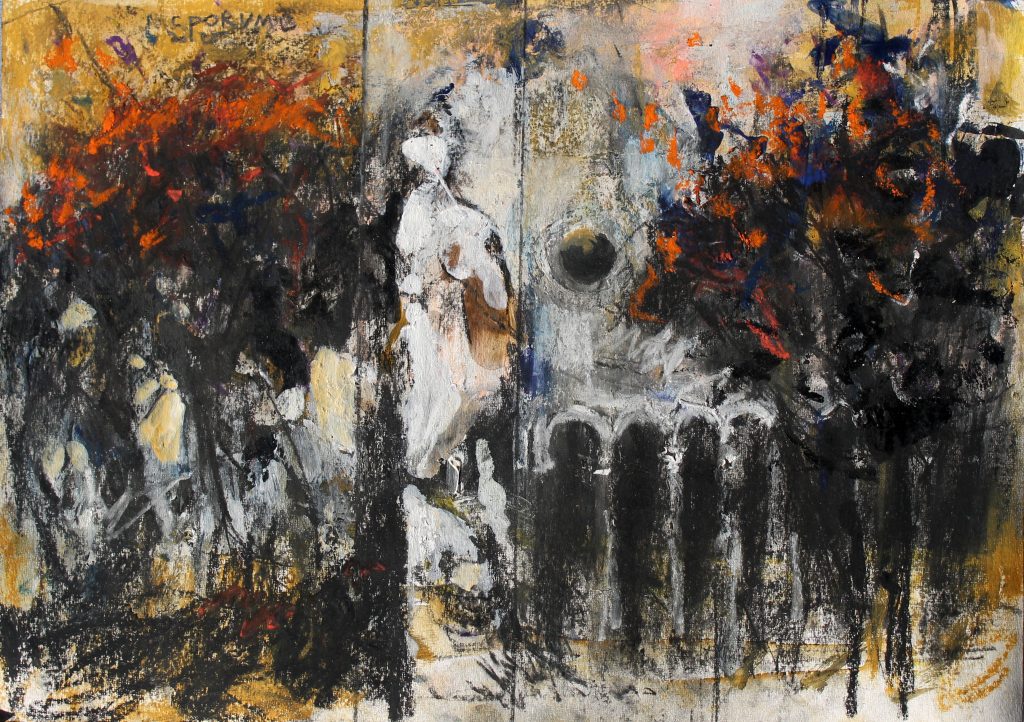 Povestiri despre bravul Ulise 3 – tehnică mixtă, artist Cristian Porumb – Cristian Porumb – O Galerie de Artă