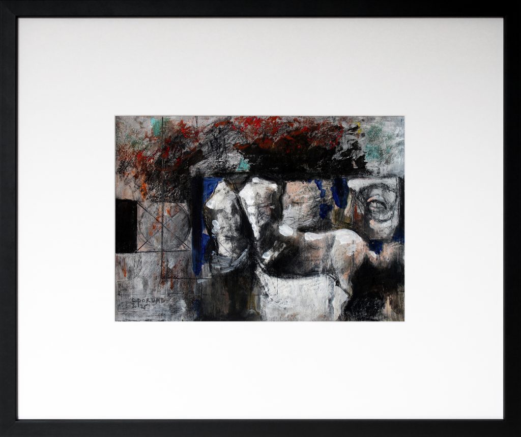 Povestiri despre bravul Ulise 5 – tehnică mixtă, artist Cristian Porumb – Cristian Porumb – O Galerie de Artă