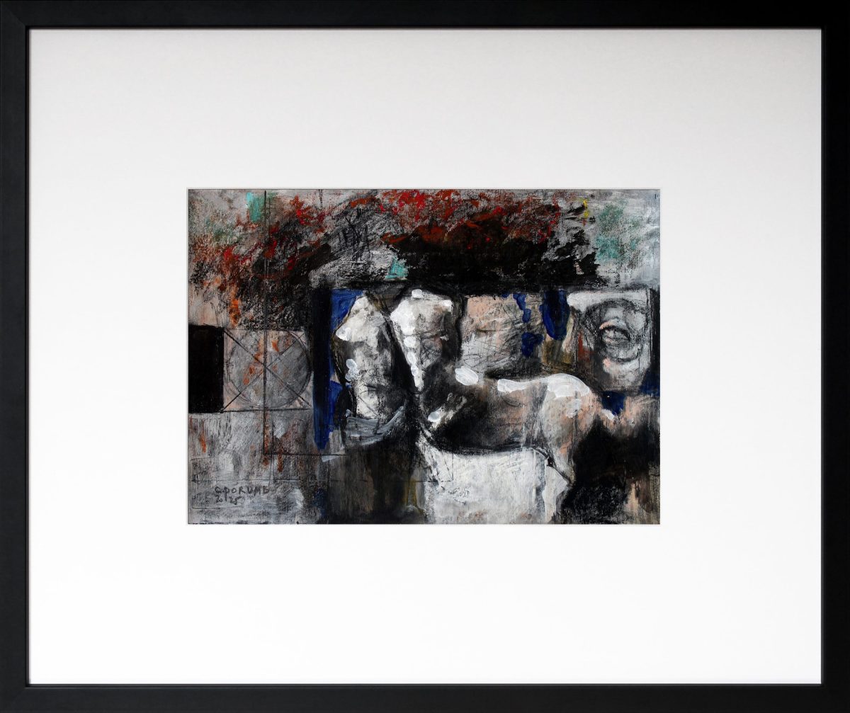Povestiri despre bravul Ulise 5 – tehnică mixtă, artist Cristian Porumb – Cristian Porumb – O Galerie de Artă