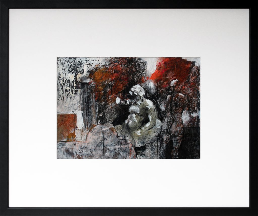 Povestiri despre bravul Ulise 6 – tehnică mixtă, artist Cristian Porumb – Cristian Porumb – O Galerie de Artă