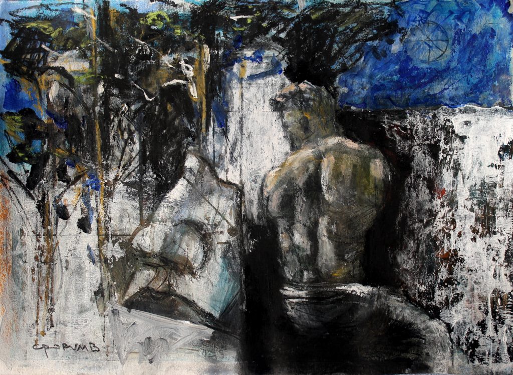 Povestiri despre bravul Ulise 7 – tehnică mixtă, artist Cristian Porumb – Cristian Porumb – O Galerie de Artă