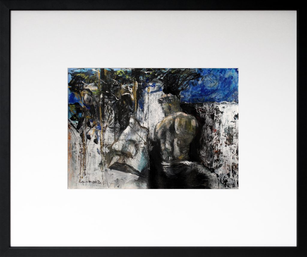 Povestiri despre bravul Ulise 7 – tehnică mixtă, artist Cristian Porumb – Cristian Porumb – O Galerie de Artă