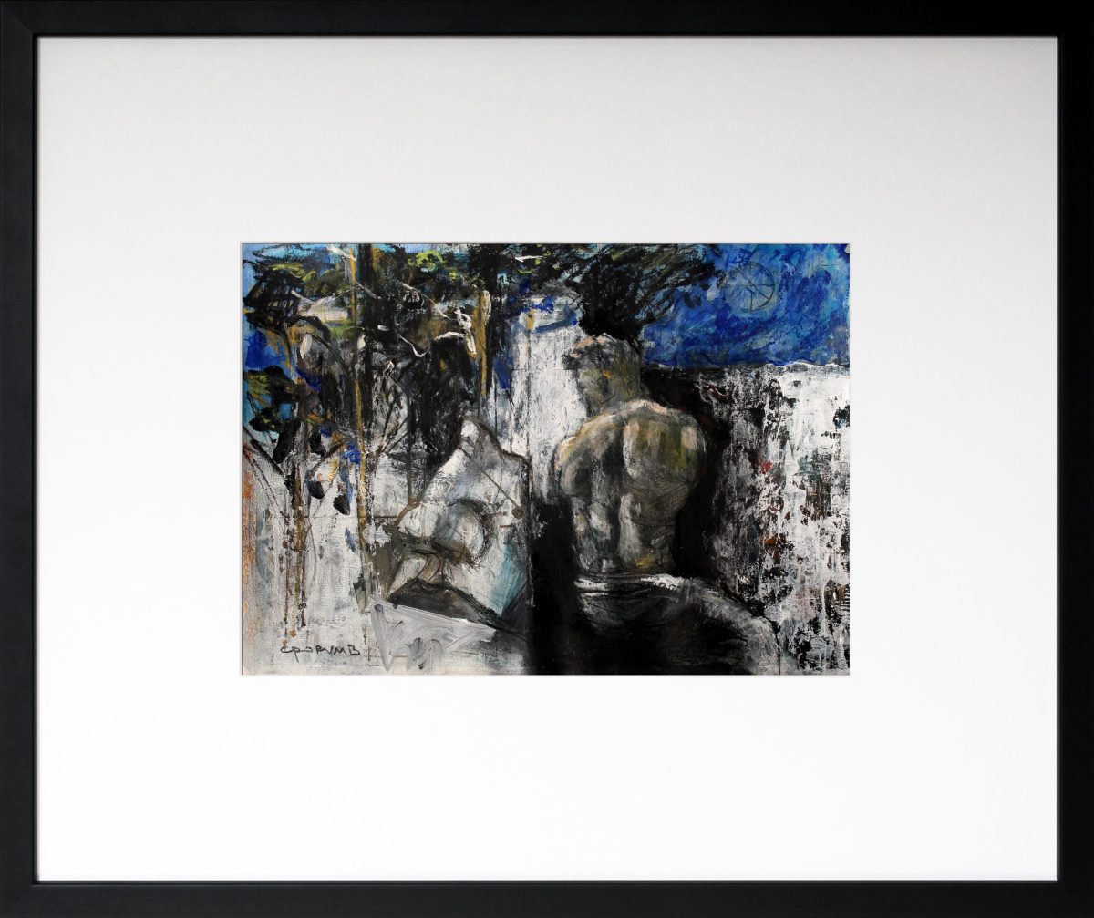 Povestiri despre bravul Ulise 7 – tehnică mixtă, artist Cristian Porumb – Cristian Porumb – O Galerie de Artă