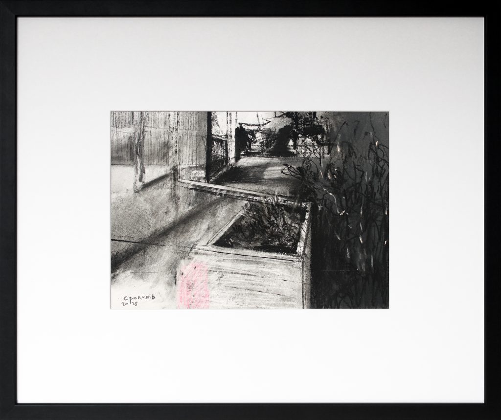 Primăvara în grădină – tehnică mixtă, artist Cristian Porumb – Cristian Porumb – O Galerie de Artă