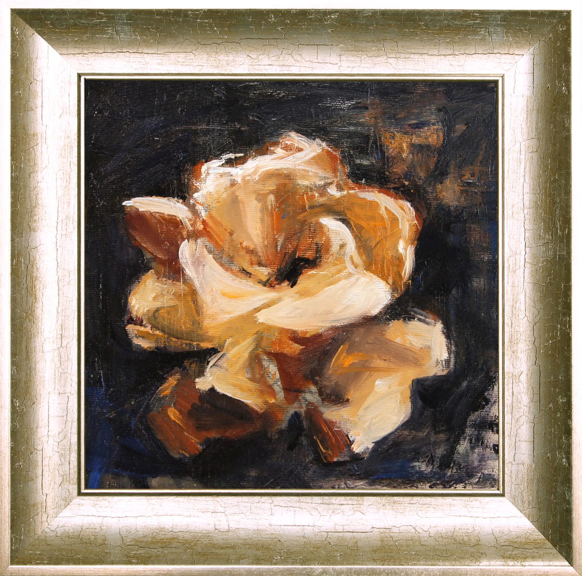 Trandafir – pictură în ulei, artist Cristian Porumb – Cristian Porumb – O Galerie de Artă