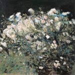Tufa de trandafiri 3 – pictură în ulei, artist Cristian Porumb – Cristian Porumb – O Galerie de Artă