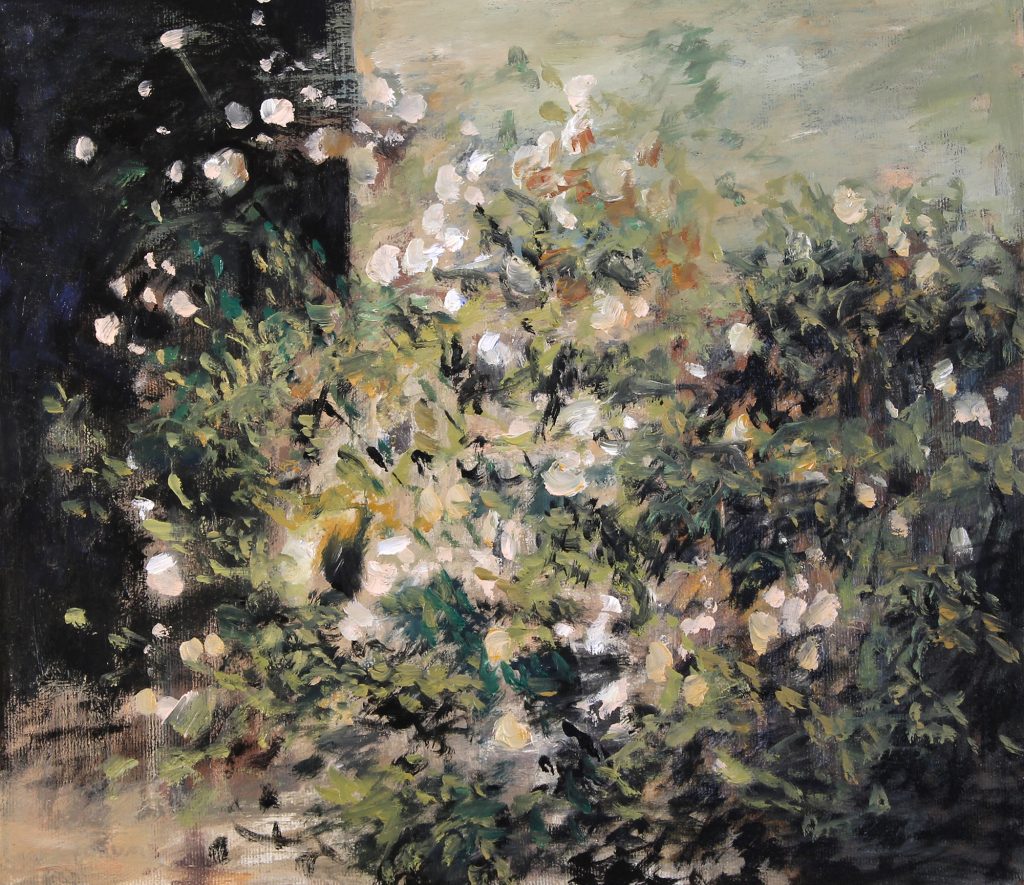 Tufa de trandafiri 5 – pictură în ulei, artist Cristian Porumb – Cristian Porumb – O Galerie de Artă