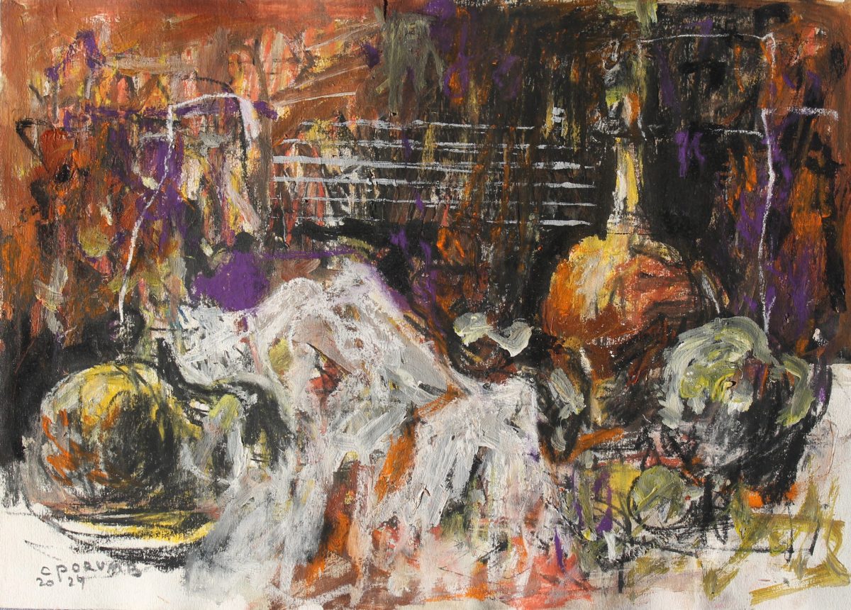 Vanitas 2 – tehnică mixtă, artist Cristian Porumb – Cristian Porumb – O Galerie de Artă
