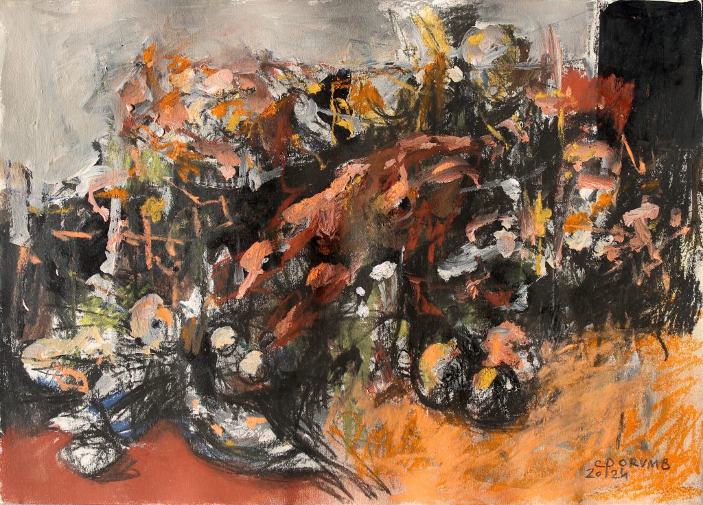 Vanitas 5 – tehnică mixtă, artist Cristian Porumb – Cristian Porumb – O Galerie de Artă