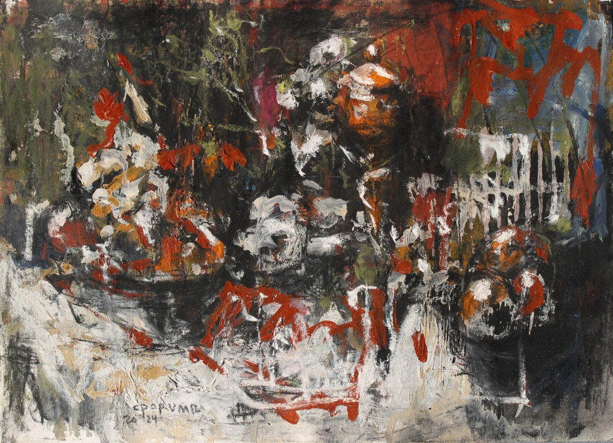 Vanitas 6 – tehnică mixtă, artist Cristian Porumb – Cristian Porumb – O Galerie de Artă
