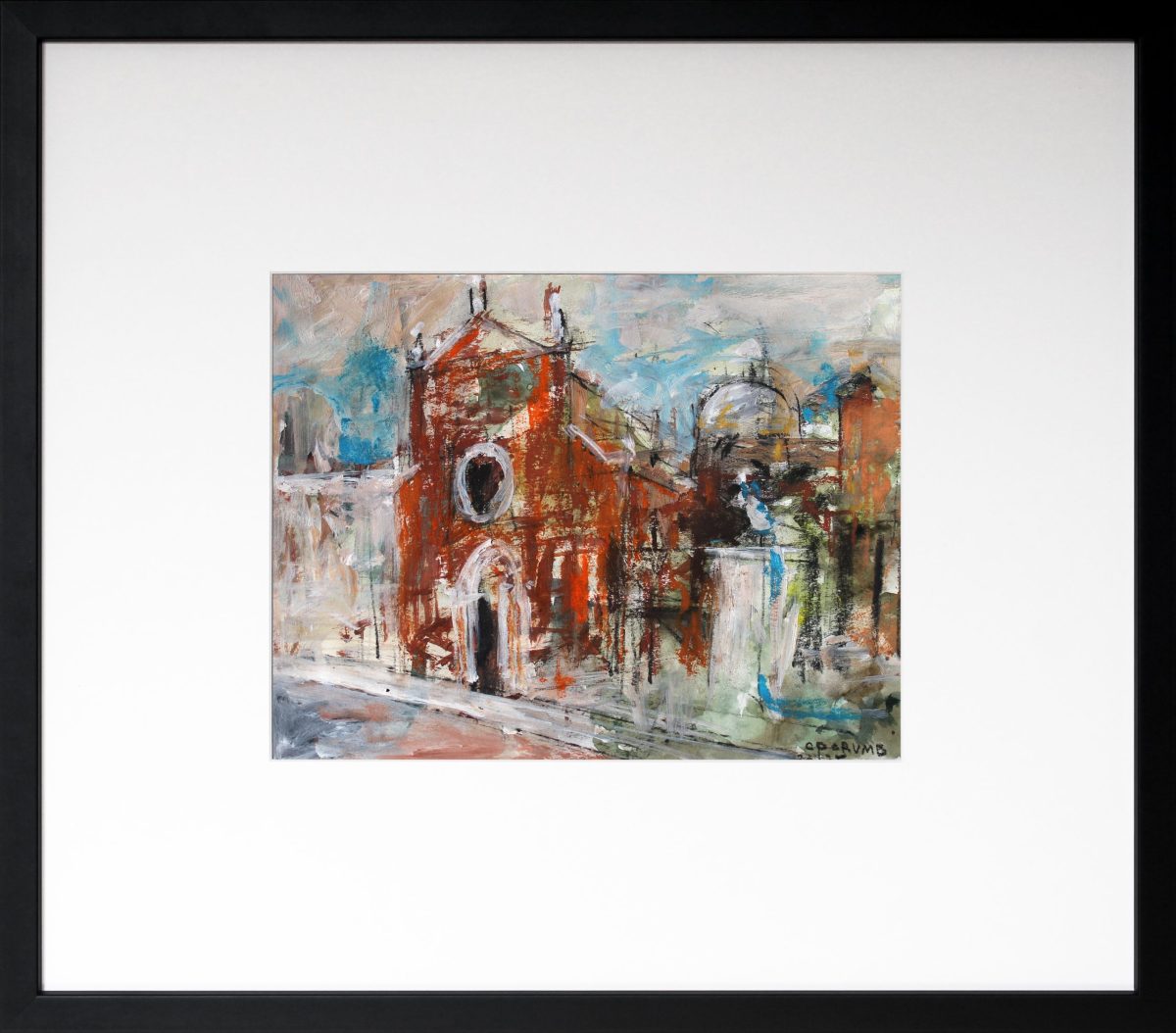 Veneția 10 – tehnică mixtă, artist Cristian Porumb – Cristian Porumb – O Galerie de Artă