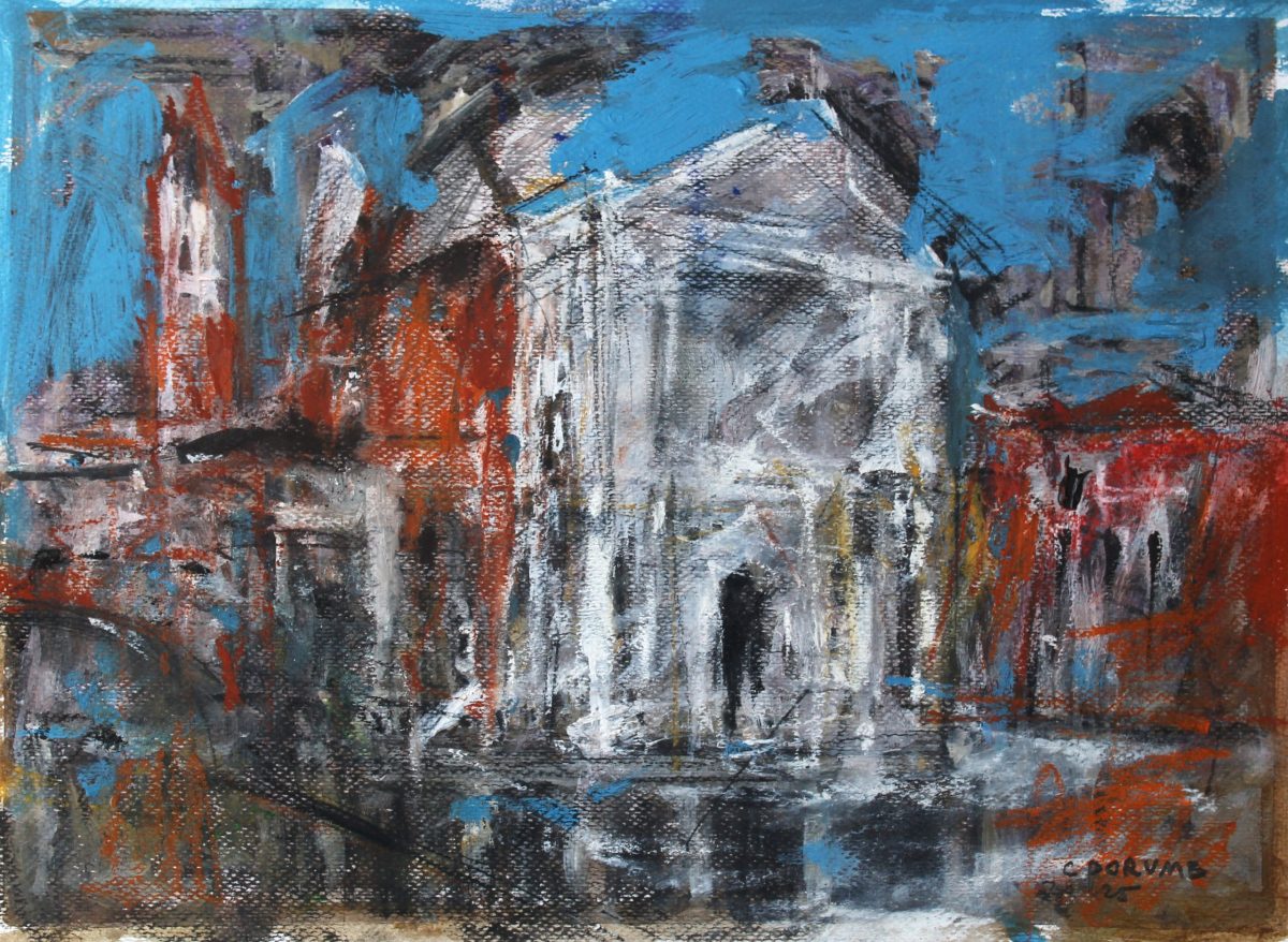 Veneția 11 – tehnică mixtă, artist Cristian Porumb – Cristian Porumb – O Galerie de Artă