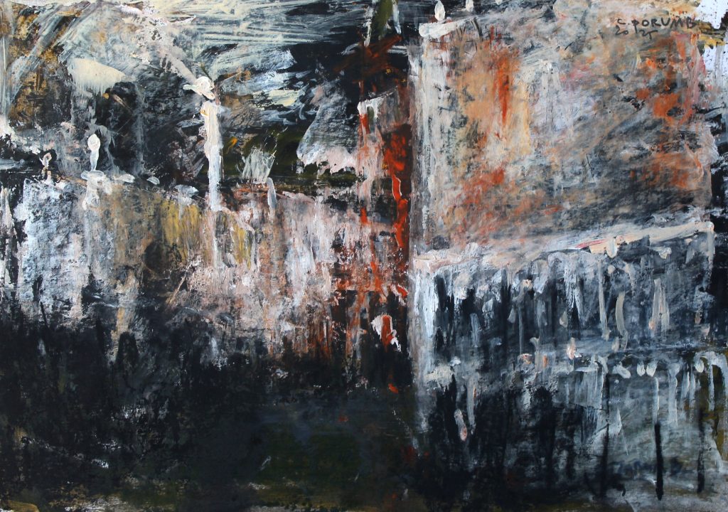 Veneția 12 – tehnică mixtă, artist Cristian Porumb – Cristian Porumb – O Galerie de Artă