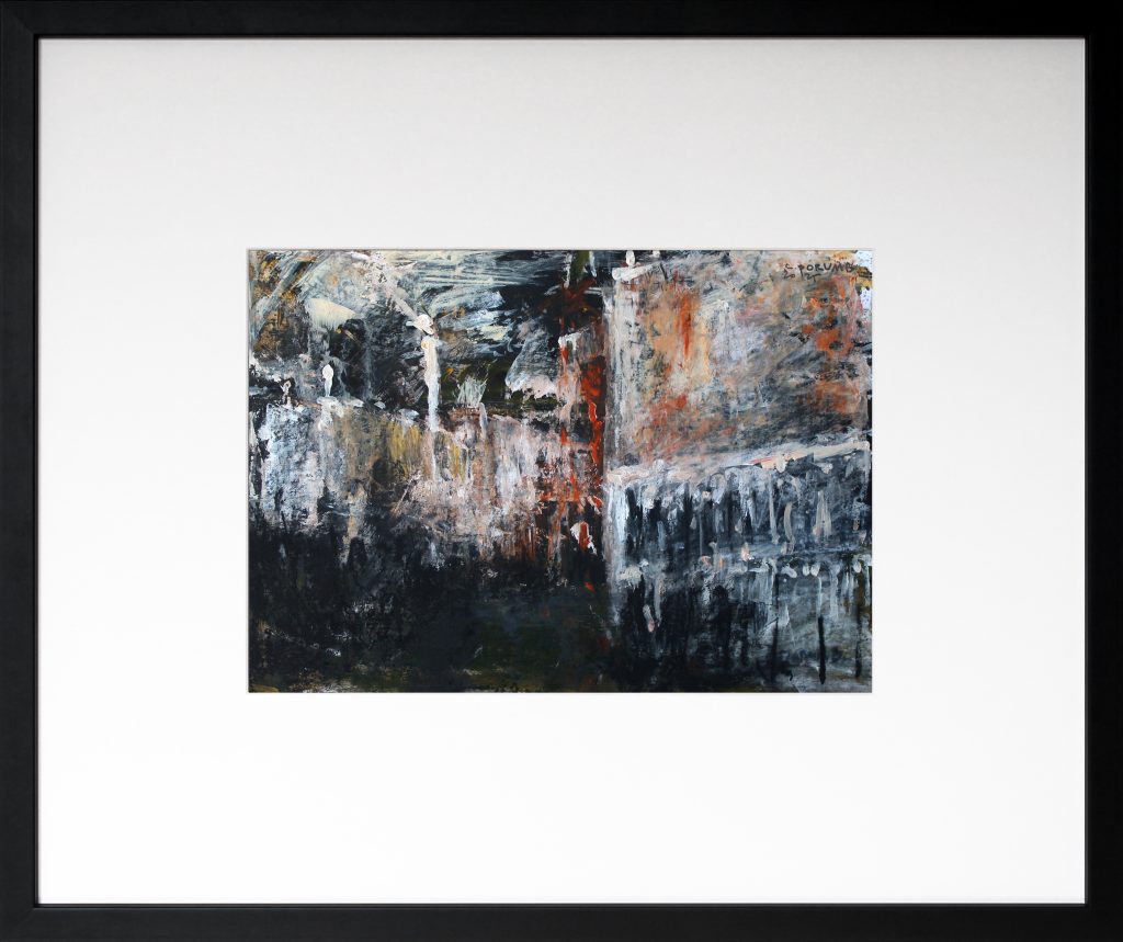 Veneția 12 – tehnică mixtă, artist Cristian Porumb – Cristian Porumb – O Galerie de Artă