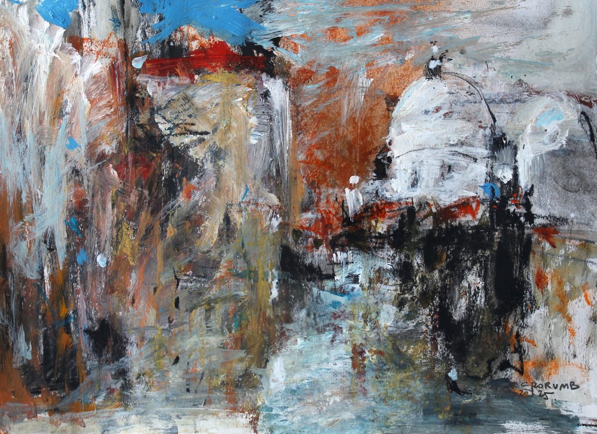 Veneția 13 – tehnică mixtă, artist Cristian Porumb – Cristian Porumb – O Galerie de Artă