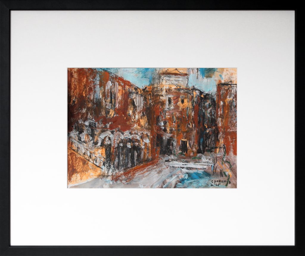 Veneția 3 – tehnică mixtă, artist Cristian Porumb – Cristian Porumb – O Galerie de Artă