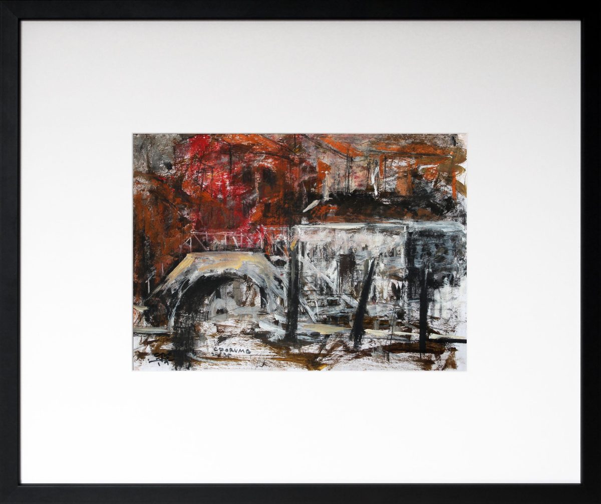 Veneția 4 – tehnică mixtă, artist Cristian Porumb – Cristian Porumb – O Galerie de Artă