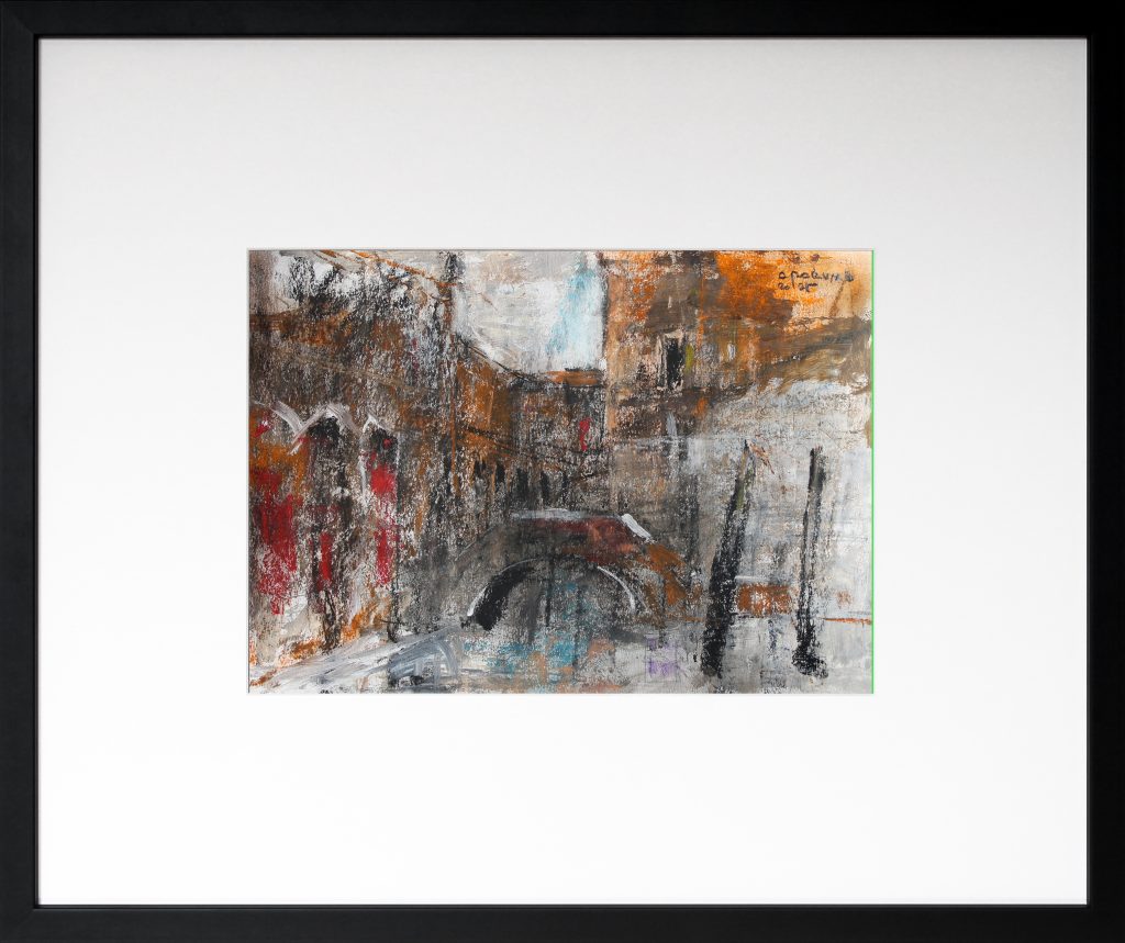 Veneția 6 – tehnică mixtă, artist Cristian Porumb – Cristian Porumb – O Galerie de Artă