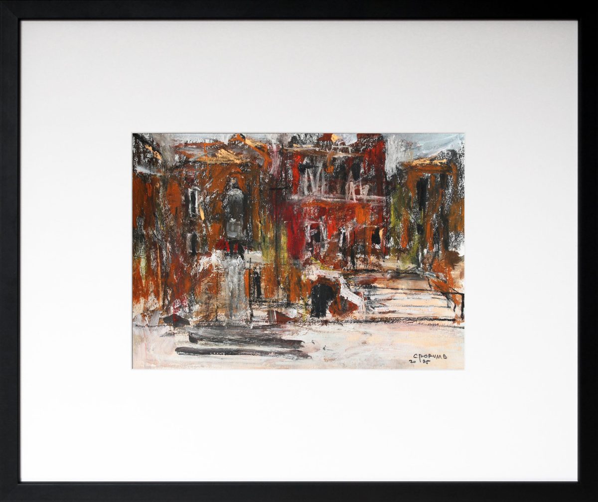 Veneția 7 – tehnică mixtă, artist Cristian Porumb – Cristian Porumb – O Galerie de Artă