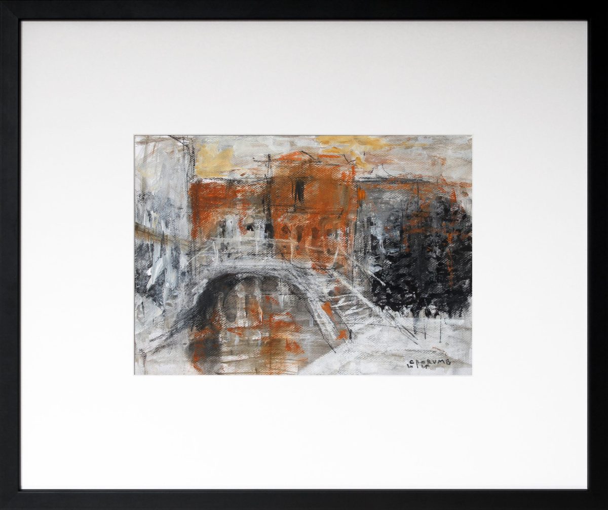 Veneția 8 – tehnică mixtă, artist Cristian Porumb – Cristian Porumb – O Galerie de Artă