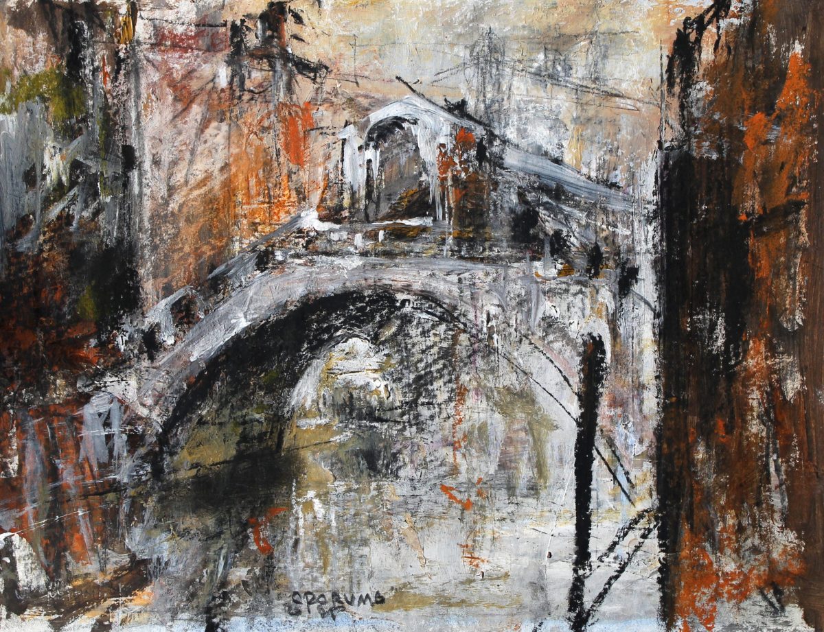 Veneția 9 – tehnică mixtă, artist Cristian Porumb – Cristian Porumb – O Galerie de Artă