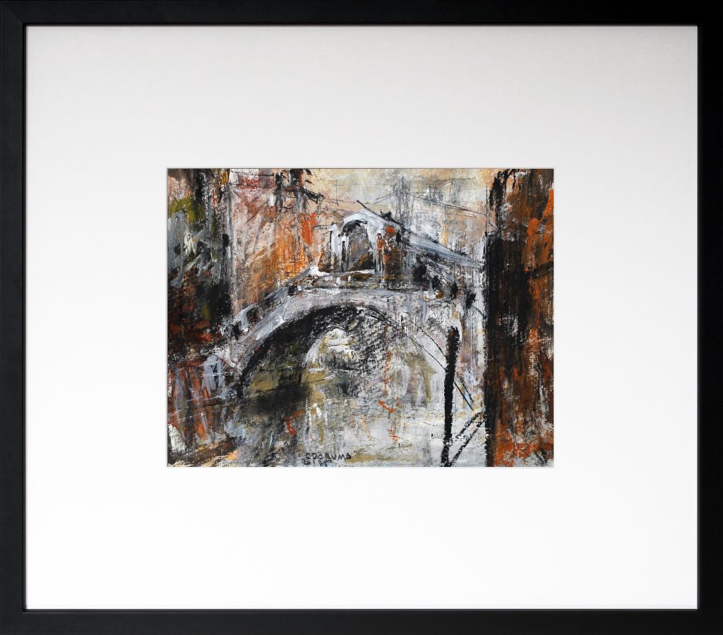 Veneția 9 – tehnică mixtă, artist Cristian Porumb – Cristian Porumb – O Galerie de Artă