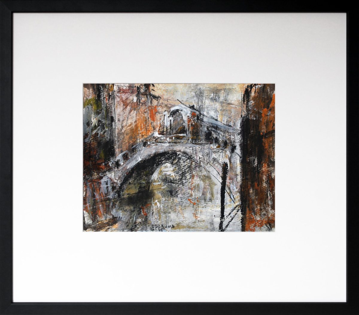 Veneția 9 – tehnică mixtă, artist Cristian Porumb – Cristian Porumb – O Galerie de Artă