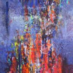 Migrație – pictură în acrilic, artistă Cristina Marian – Cristina Marian – O Galerie de Artă