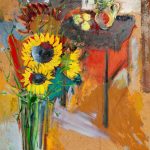 Summer în my studio – pictură în ulei, artistă Cristina Marian – Cristina Marian – O Galerie de Artă