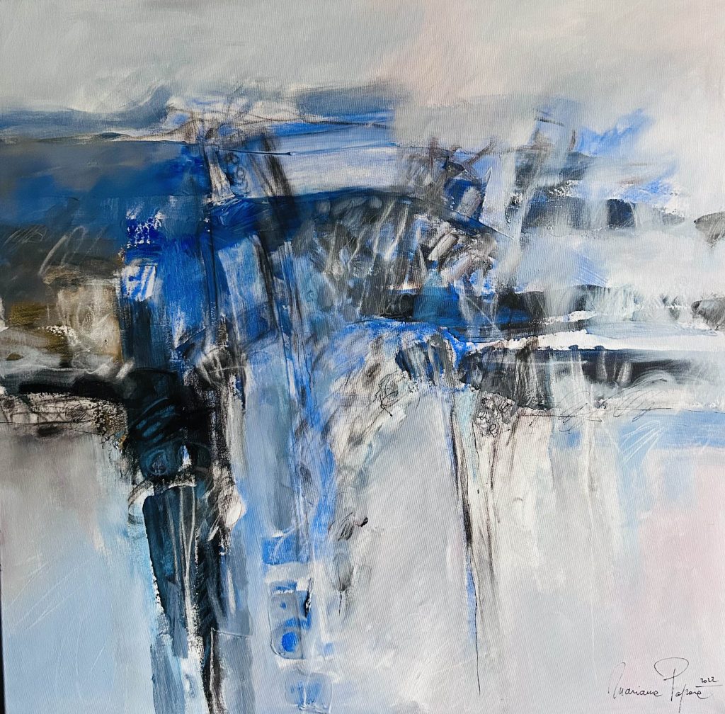 Introspecție 5 – pictură în acrilic, artistă Mariana Papară – Mariana Papară – O Galerie de Artă