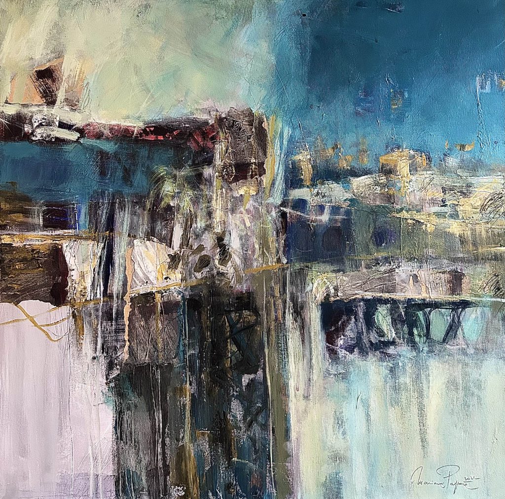 Introspecție 2 – pictură în acrilic, artistă Mariana Papară – Mariana Papară – O Galerie de Artă