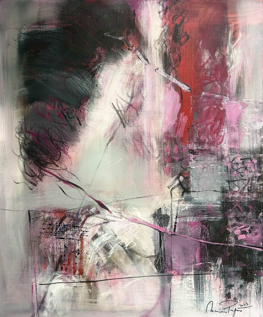 Introspecție 8 – pictură în acrilic, artistă Mariana Papară – Mariana Papară – O Galerie de Artă