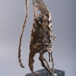 Mască – sculptură în bronz, artist Liviu Bumbu – Liviu Bumbu – O Galerie de Artă