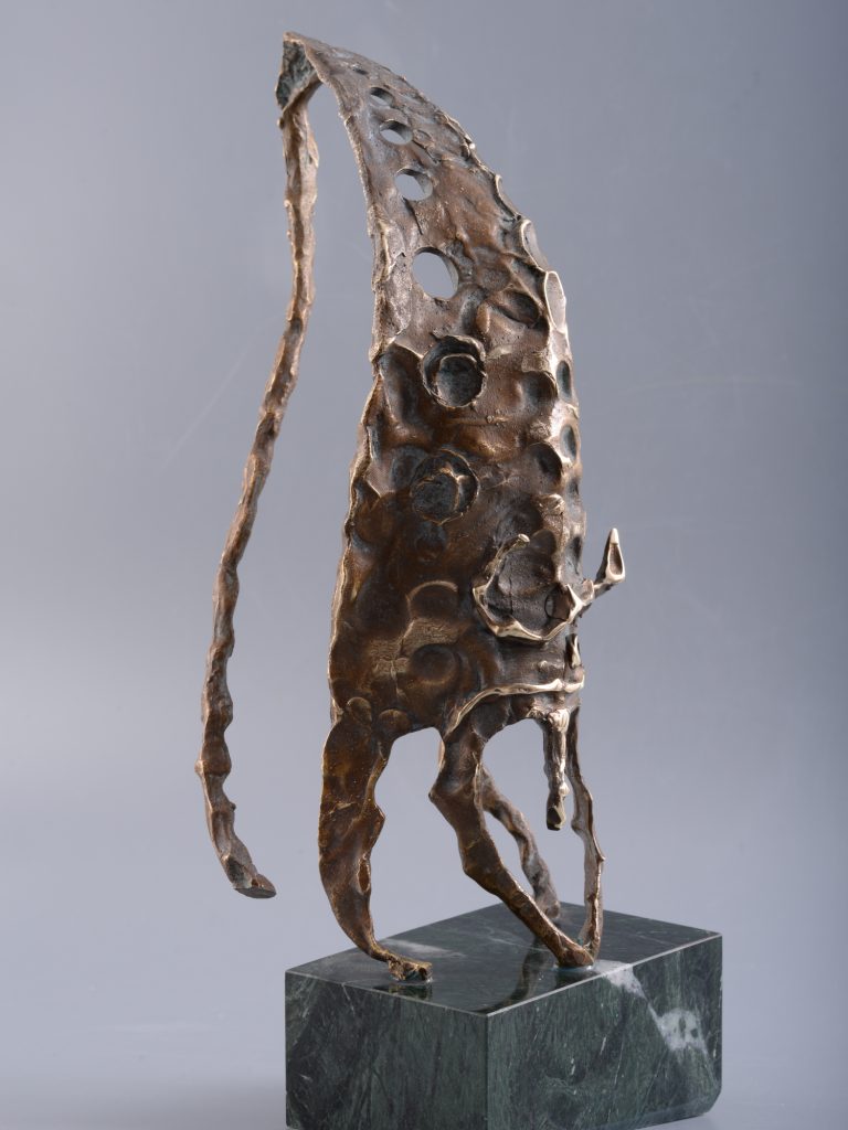 Mască – sculptură în bronz, artist Liviu Bumbu – Liviu Bumbu – O Galerie de Artă