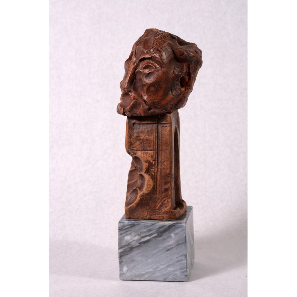 Mirare – sculptură în lut ars, artist Liviu Bumbu – Liviu Bumbu – O Galerie de Artă