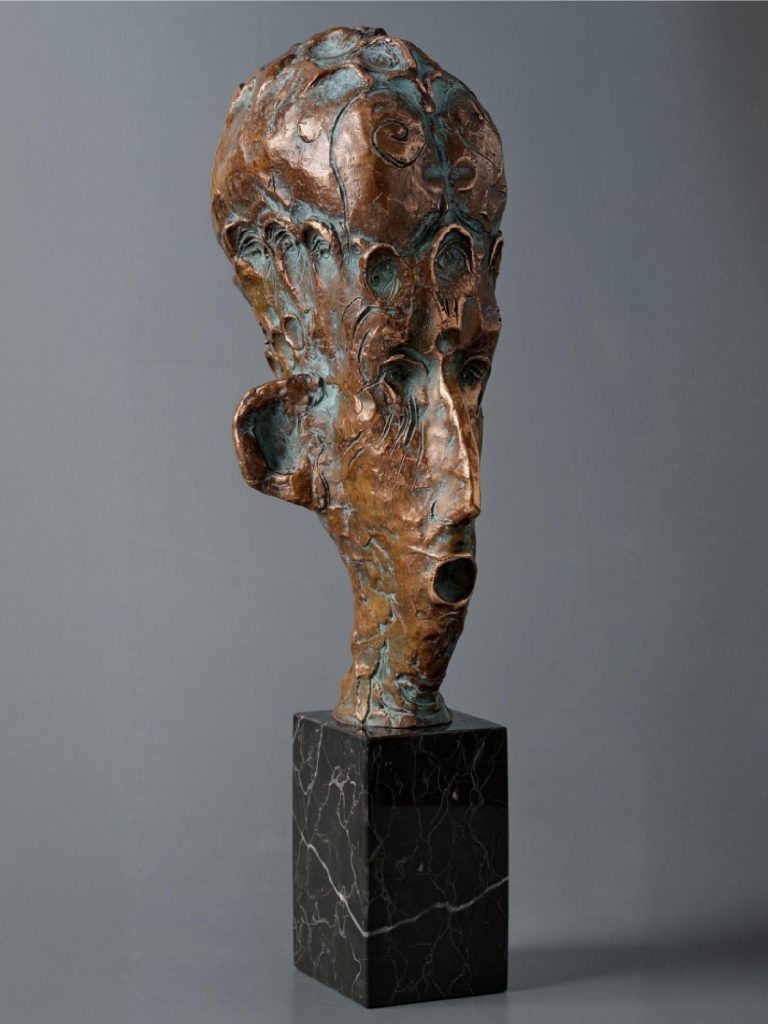 Priviri – sculptură în bronz, artist Liviu Bumbu – Liviu Bumbu – O Galerie de Artă