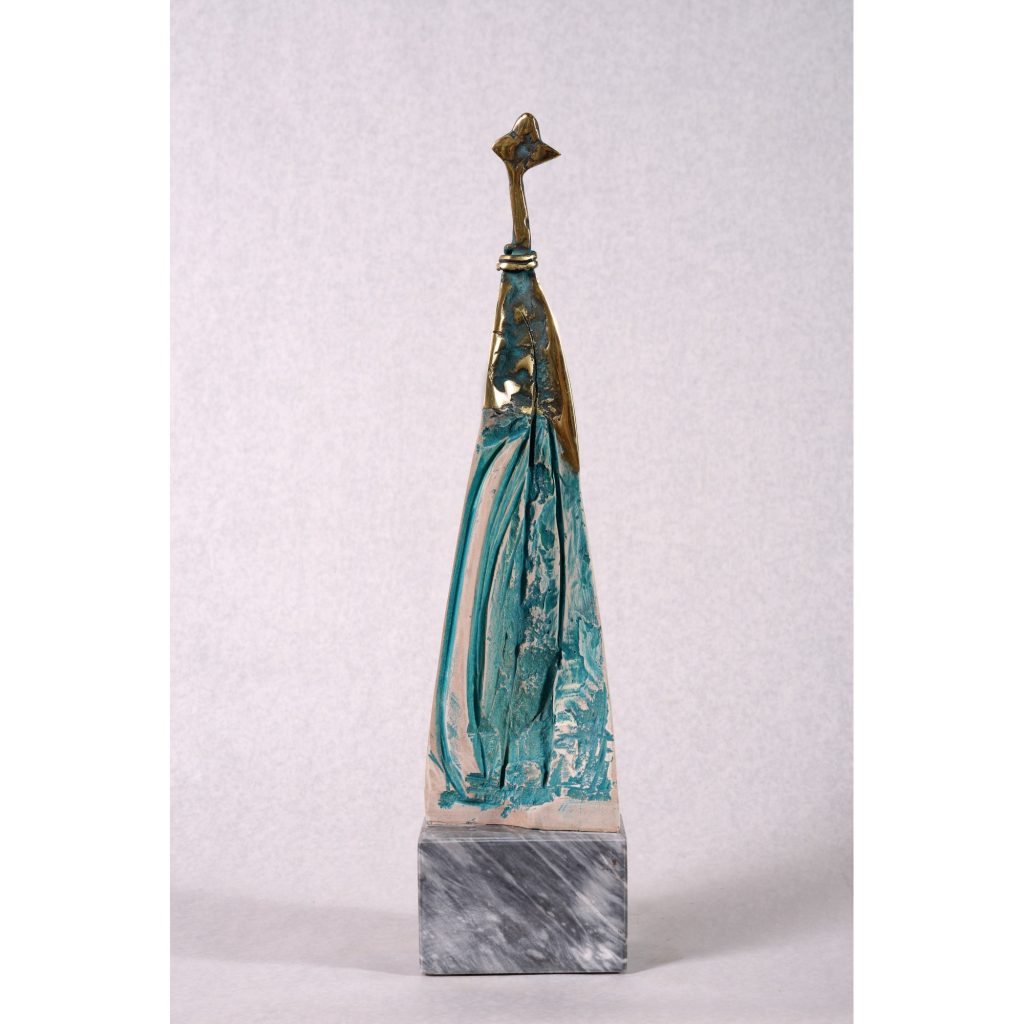 Turn – sculptură în bronz, artist Liviu Bumbu – Liviu Bumbu – O Galerie de Artă