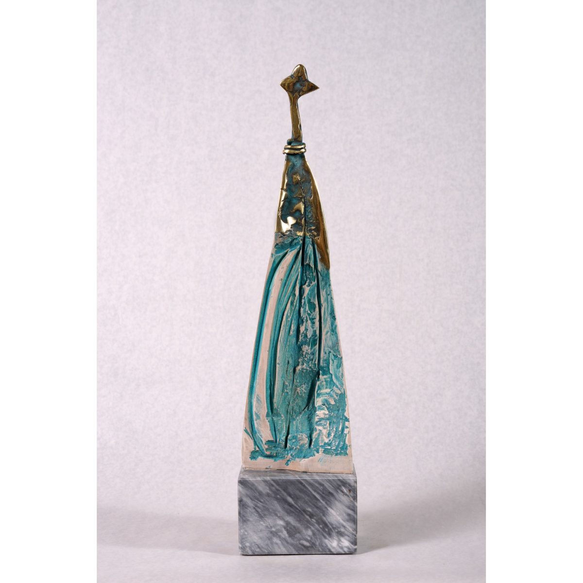Turn – sculptură în bronz, artist Liviu Bumbu – Liviu Bumbu – O Galerie de Artă