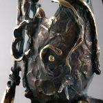 Oglindire – sculptură în bronz, artist Liviu Bumbu – Liviu Bumbu – O Galerie de Artă