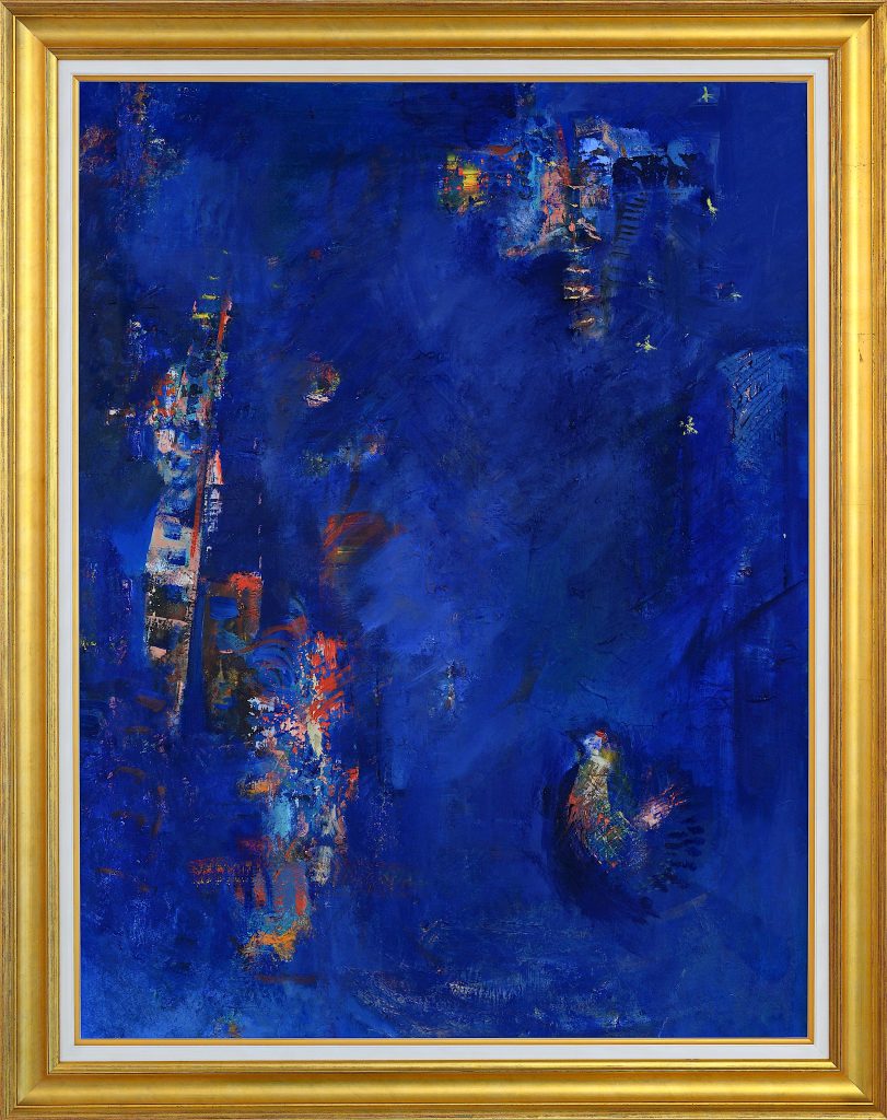 Pasărea (Fluier de apă) – pictură în ulei, artistă Cristina Marian – Cristina Marian – O Galerie de Artă