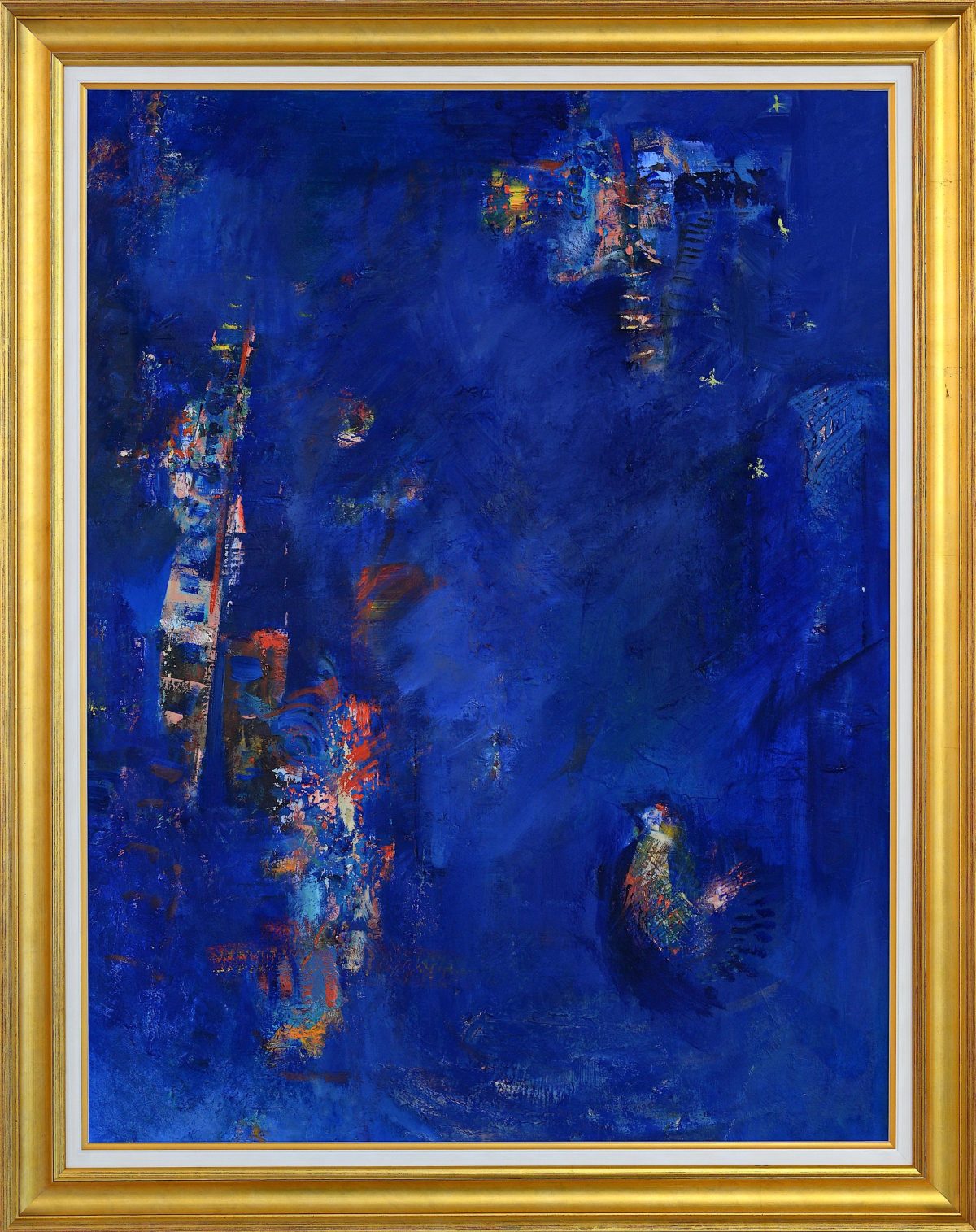 Pasărea (Fluier de apă) – pictură în ulei, artistă Cristina Marian – Cristina Marian – O Galerie de Artă