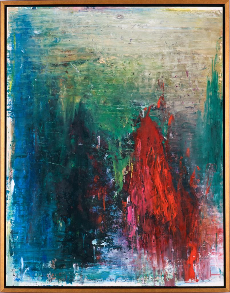 Peisaj imaginar – pictură în ulei, artist Iurie Cojocaru – Iurie Cojocaru – O Galerie de Artă