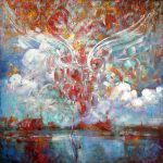 Tulburarea apei – pictură în ulei, artist Petru Leahu – Petru Leahu – O Galerie de Artă